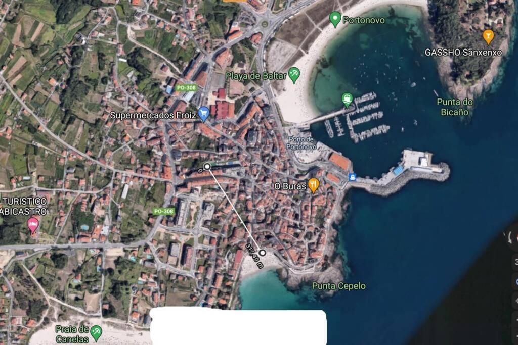 Desconectaengalicia Bellavista, Playa Canelinas Portonovo Eksteriør bilde